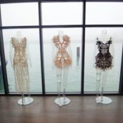 Clothing Laser Cut by Amy Karle, Artist in Residence at Autodesk: You can now turn your drawings into real clothing.