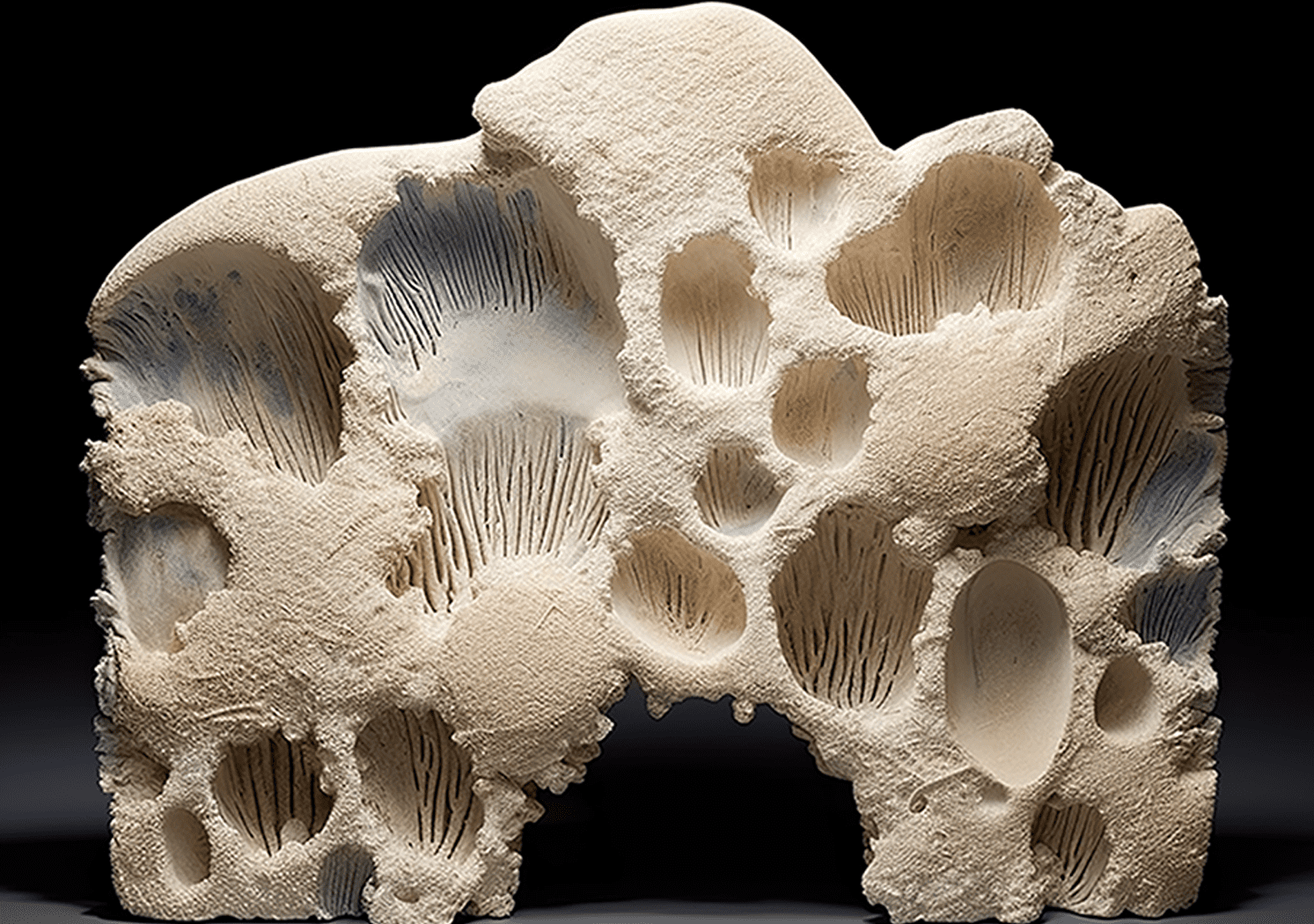 Bio Logic Series, Bio formed mycelium grown into the form of insulators